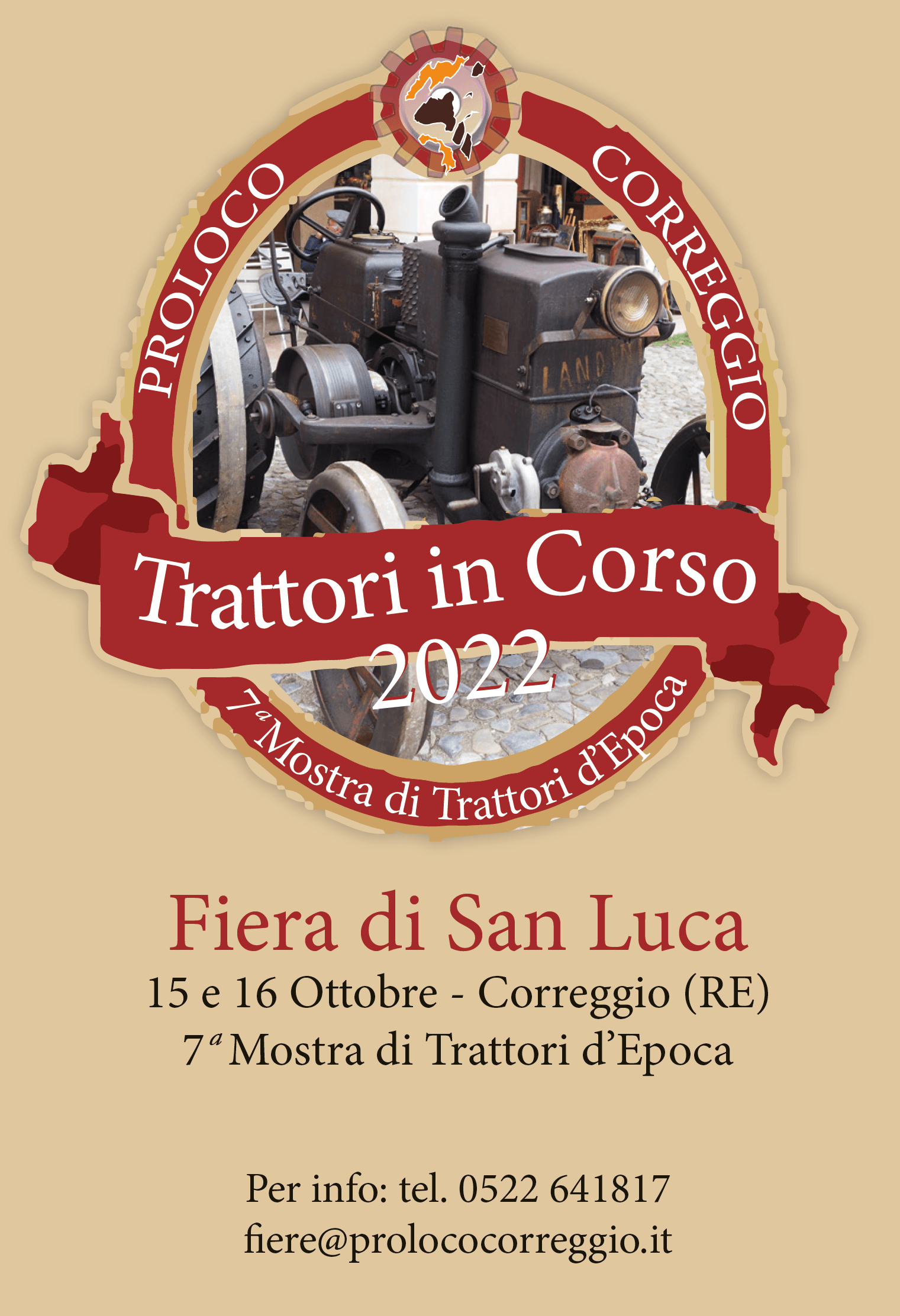 Fiera di San Luca “Correggio in autunno” 15 e 16 ottobre 2022 Proloco