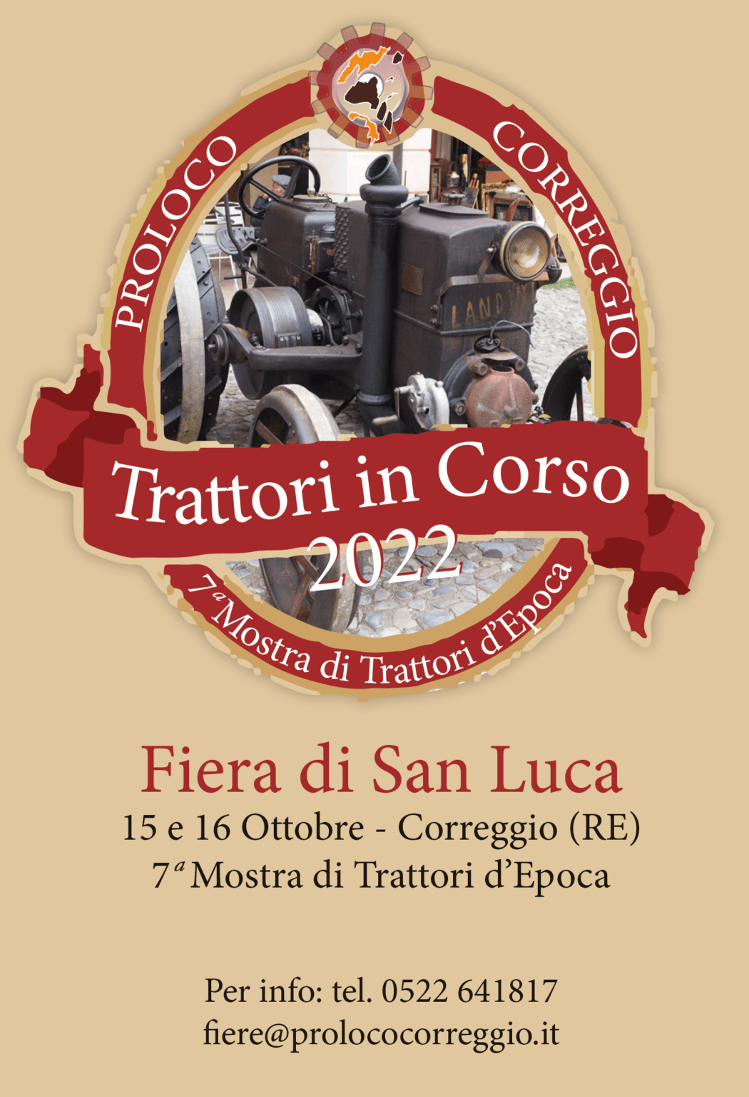 Fiera di San Luca “Correggio in autunno” 15 e 16 ottobre 2022 Proloco Correggio