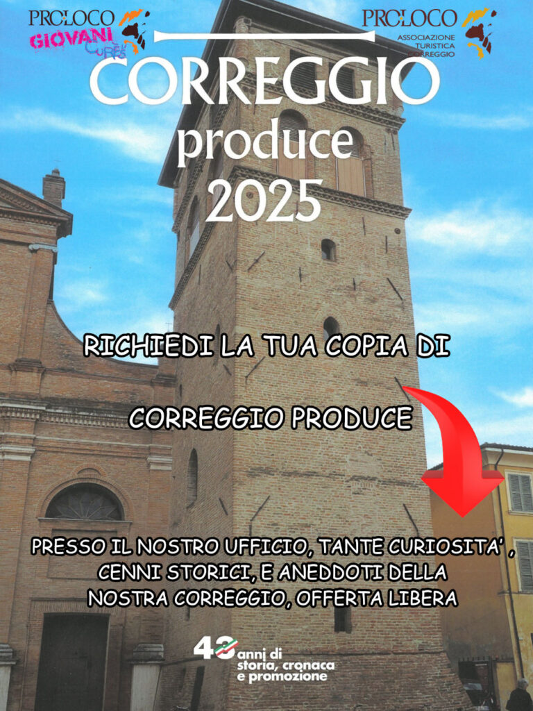 Manifesto per correggio produce