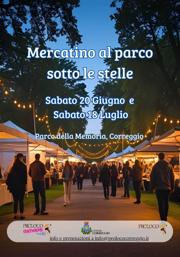 Mercatino serale al parco