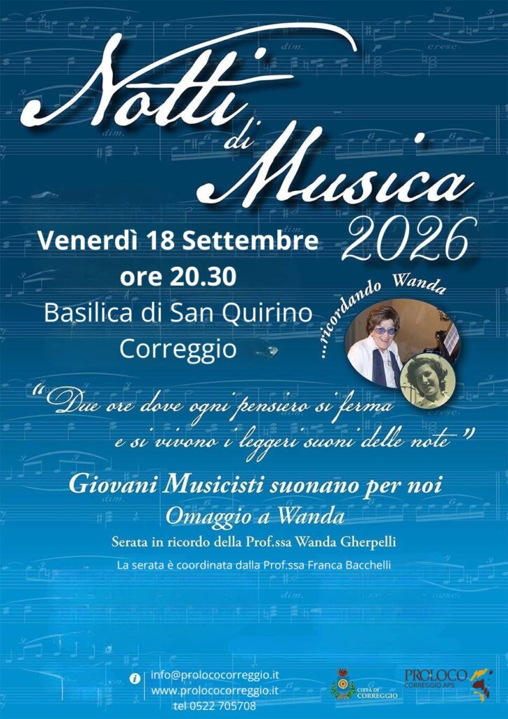 Venerdì 18 SETTEMBRE